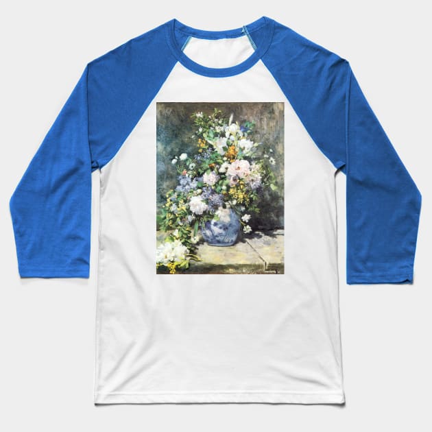 Spring Bouquet by Pierre Renoir Baseball T-Shirt by MasterpieceCafe